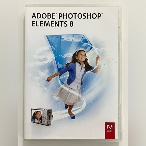 Adobe Photoshop Elements 8 w/ Serial Number & Learn Digital Scrapbooking DVD PC - Picture 3 of 8